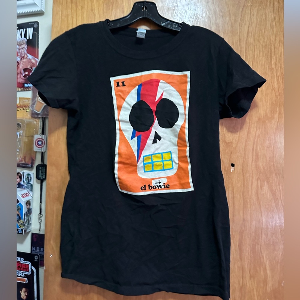 David Bowie Loteria style shirt- slim large